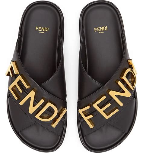 fendi roma women's slides|Women's Designer Slides .